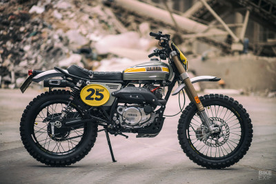 Yamaha Vintage Diubah Jadi Scrambler Ramping & Ringan thumbnail